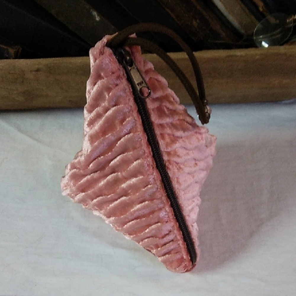 Pink Textured Women's Bag